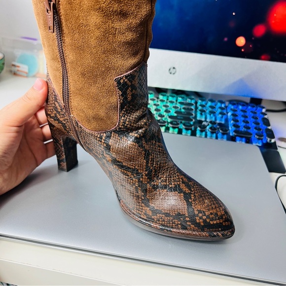 Wonders Repite Marron Vemesis Camel Dream leather Knee length Boots women eu 37 - Picture 6 of 14